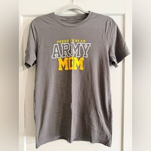 U.S. Army Gray and Yellow 'Proud to Be an Army Mom' Tee